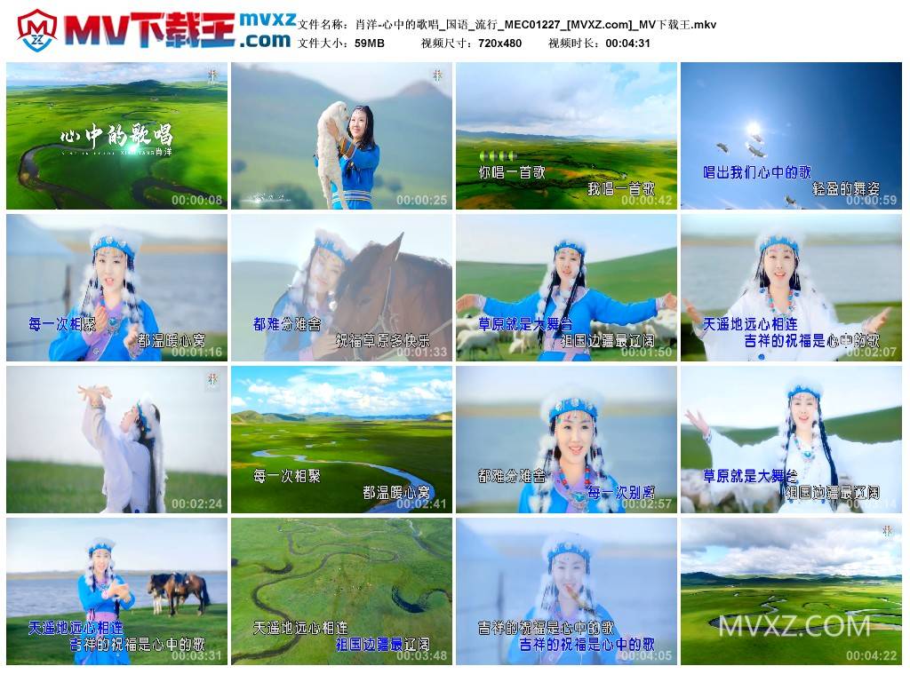 肖洋-心中的歌唱_国语_流行_MEC01227